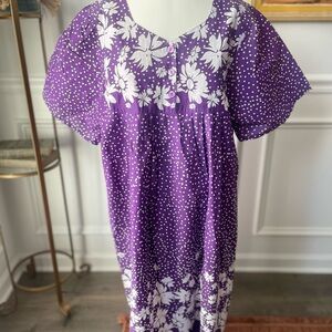 Vintage Anthony Richards Purple Polka Dot Dress